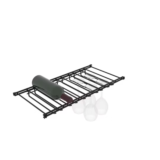 AIV Weinregal Regal mit Glashalterungen 60 cm breit