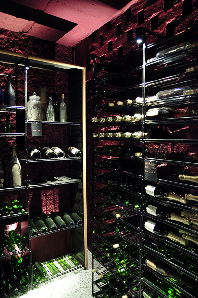 AIV Weinregal metall schwarz