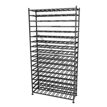 Professionelles Basis-Weinregal aus Metall für 180 Flaschen, 100 cm breit