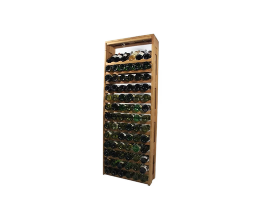 OAKZZ Tall Rack, massives Eichenholz-Weinregal für 84 Flaschen Wein