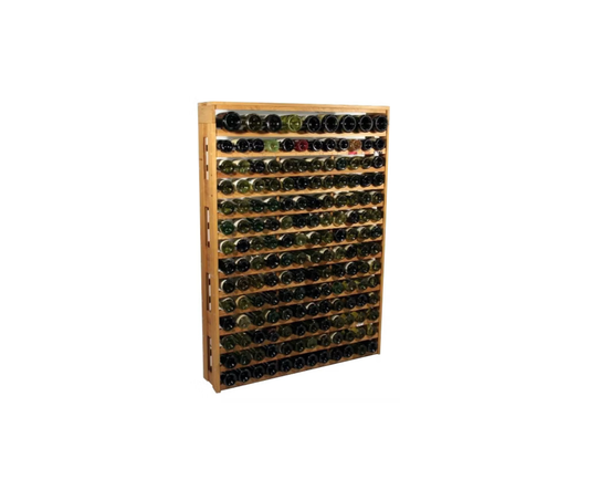 OAKZZ Big Rack, massives Eichenholz-Weinregal für 168 Flaschen Wein