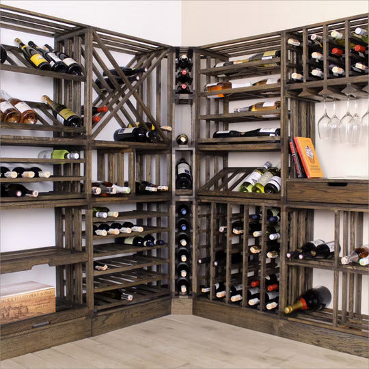 Wine Nest – modulares Massivholz